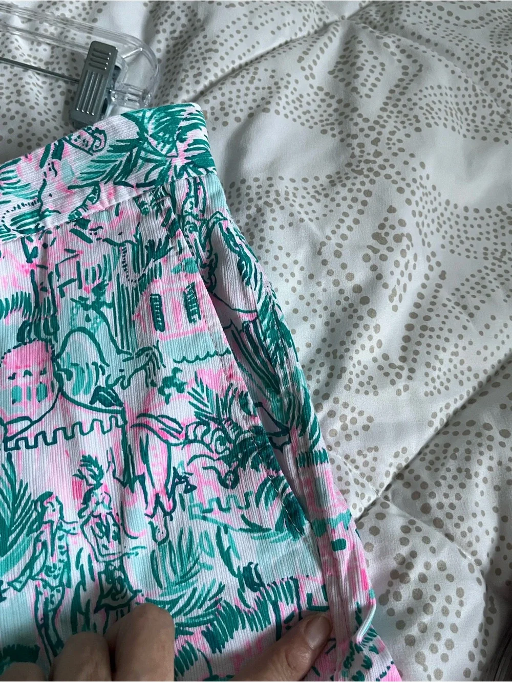 Lilly Pulitzer Pink and Green Printed Men’s Shorts